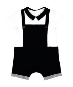 Black Overall Onesie