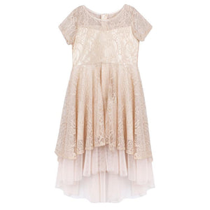 Genevieve Lace Dress Beige