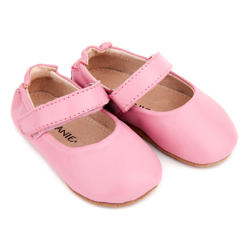 Pre-Walker Leather Lady Jane Shoes Pink