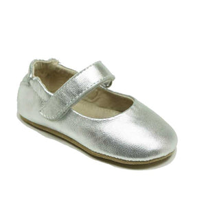 Pre-walker Leather Lady Jane Shoes Silver