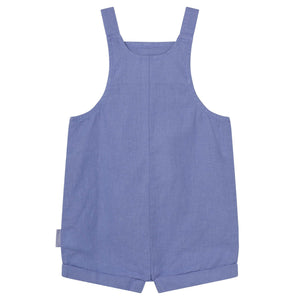 Linen Overalls Pacific Blue