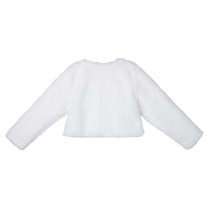 Sarah Faux Fur Jacket Ivory