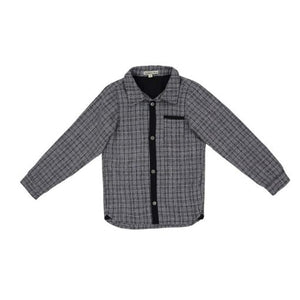 Dark Check Long Sleeve Shirt