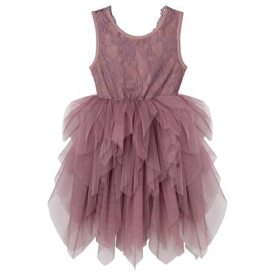 Sophie S/S Lace Bodice Tutu Dress Truffle