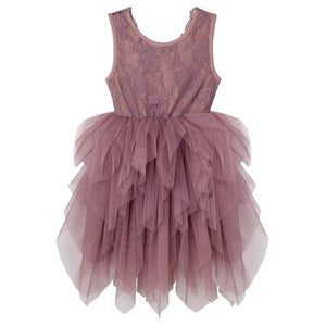 Sophie S/S Lace Bodice Tutu Dress Truffle