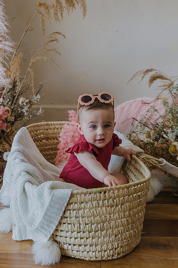 Ruffle Bodysuit - Wild Berry