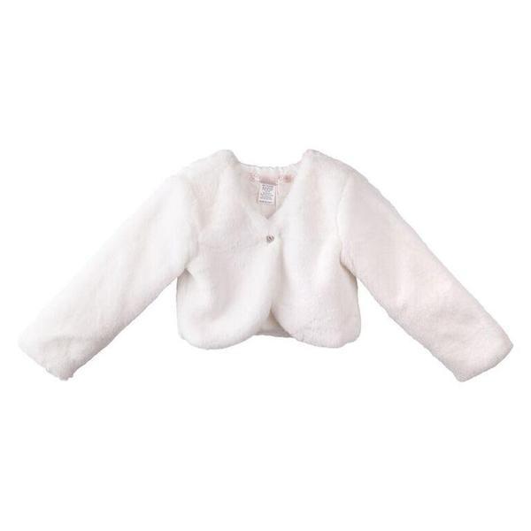 Sarah Faux Fur Jacket Ivory